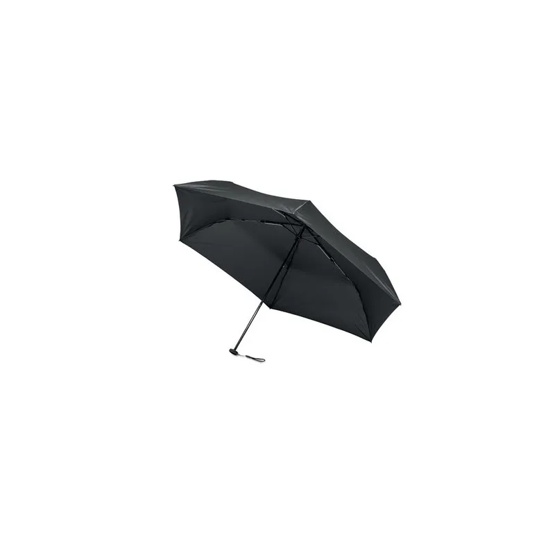 Parapluie pliant ultra léger personnalisé MINIBRELLA Matières : bambou Couleurs : bois personnalisable avec votre logo