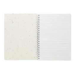 Carnet A5 Écologique en Papier Semence Personnalisé - SEED RING Matières : PET Couleurs : noir 2