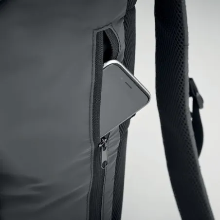 Sac à dos écologique en polyester 190T pour le business EIGER Matières : PU Couleurs : blanc cadeau entreprise pas cher