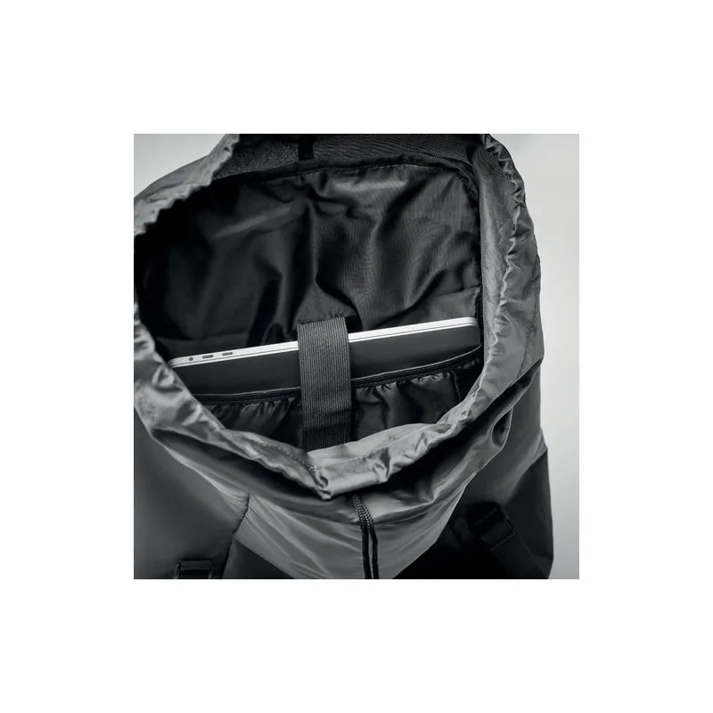 Sac à dos écologique en polyester 190T pour le business EIGER Matières : PU Couleurs : blanc impression haute définition