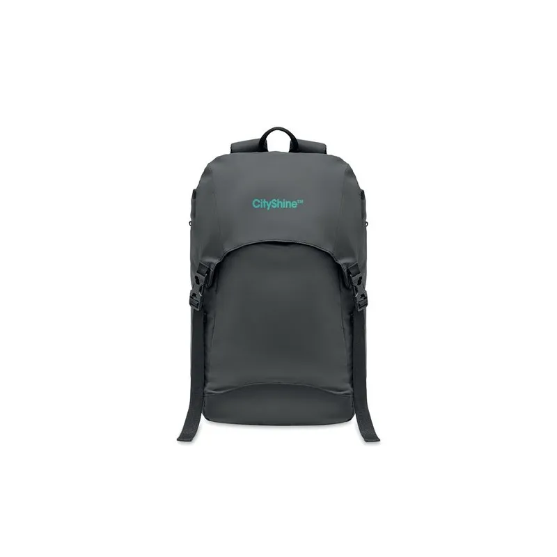 Sac à dos écologique en polyester 190T pour le business EIGER Matières : PU Couleurs : blanc marquage laser ultra précis