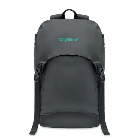 Sac à dos écologique en polyester 190T pour le business EIGER Matières : PU Couleurs : blanc marquage laser ultra précis