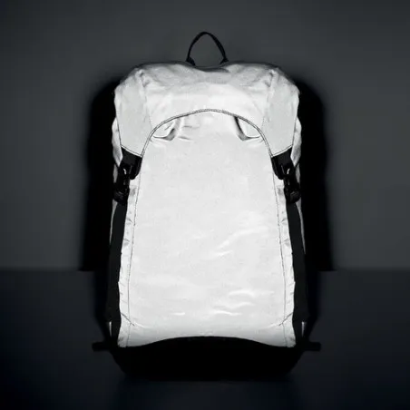 Sac à dos écologique en polyester 190T pour le business EIGER Matières : PU Couleurs : blanc objet promotionnel éco-responsable