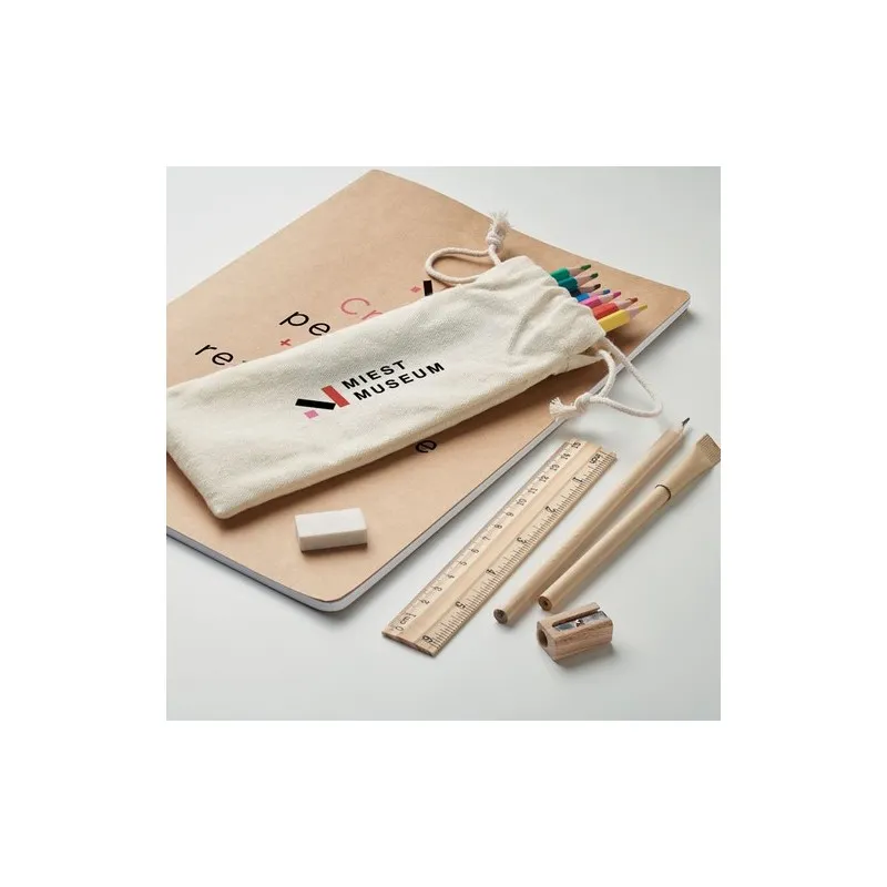 Set de dessin personnalisé pour enfants - FUNDRAW Matières : tritan Couleurs : gris transparent cadeau entreprise pas cher