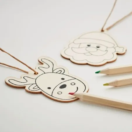 Décorations en bois à dessiner FUNCOOL