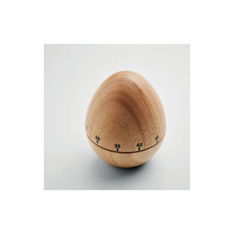 Minuteur en Bois de Pin MUNA - Élégance Naturelle