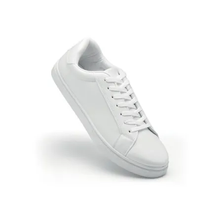 Baskets en PU Taille 41 - Confort et Style Blanc