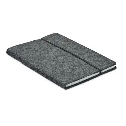 Carnet A5 Personnalisé en Feutre Écologique RPET - FELTBOOK Matières : polypropylène (PP) Couleurs : bleu Contenance : 30 ml