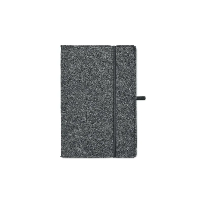 Carnet A5 Personnalisé en Feutre Écologique RPET - FELTBOOK Matières : polypropylène (PP) Couleurs : bleu Contenance : 30 ml cad
