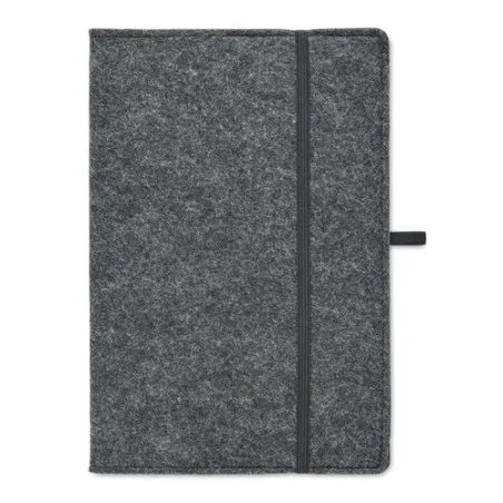Carnet A5 Personnalisé en Feutre Écologique RPET - FELTBOOK Matières : polypropylène (PP) Couleurs : bleu Contenance : 30 ml cad