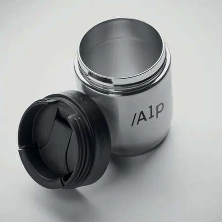 Bouteille isotherme double paroi personnalisée 500ml - ATERA Matières : polypropylène (PP) Couleurs : blanc Contenance : 30 ml c