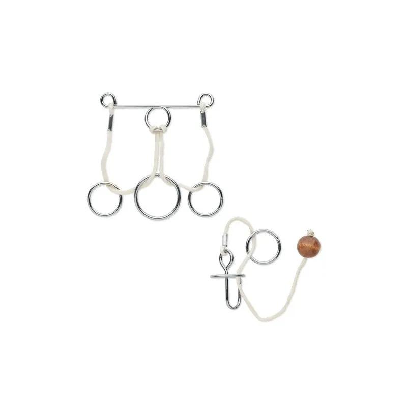 Jeu de Casse-tête en Métal - Lot de 2