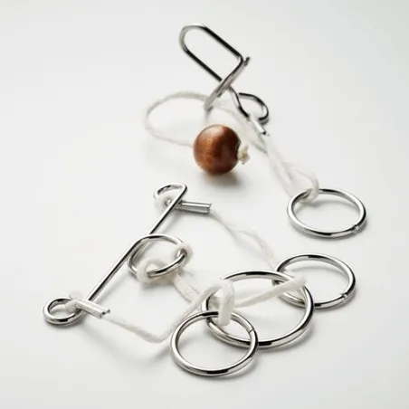 Jeu de Casse-tête en Métal - Lot de 2