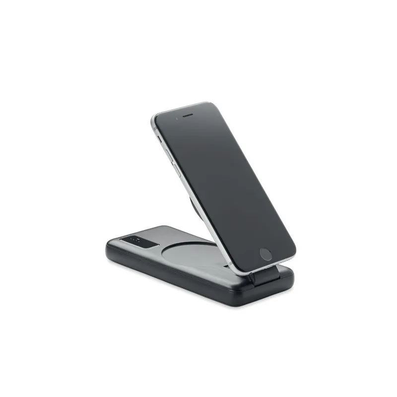 Powerbank sans fil personnalisé et chargeur écologique | CHARGE UP Matières : polypropylène (PP) Couleurs : givré Contenance : 5