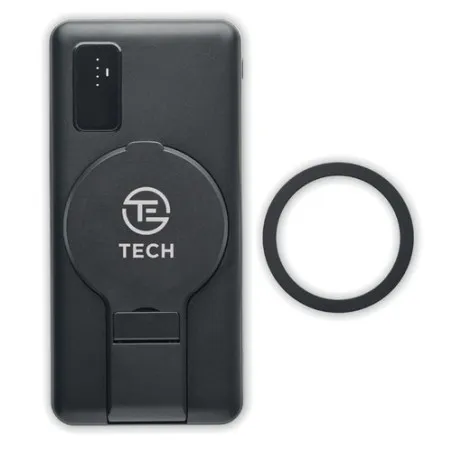 Powerbank sans fil personnalisé et chargeur écologique | CHARGE UP Matières : polypropylène (PP) Couleurs : givré Contenance : 5