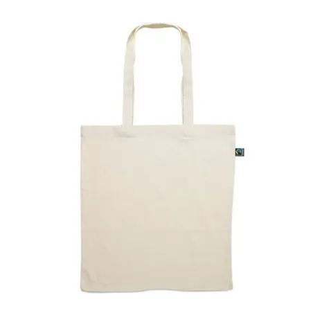 Sac Shopping Écologique en Coton Fairtrade - OSOLE Matières : polypropylène (PP) Couleurs : noir Contenance : 400 ml personnalis