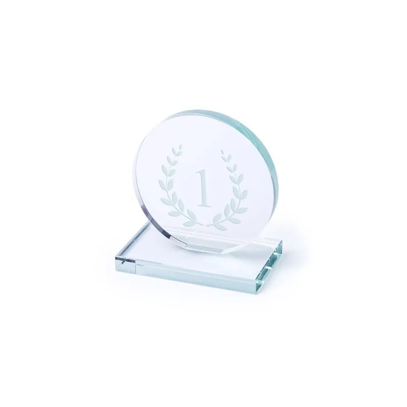 Plaque Owen - Trophée en Verre Élegant Personnalisé