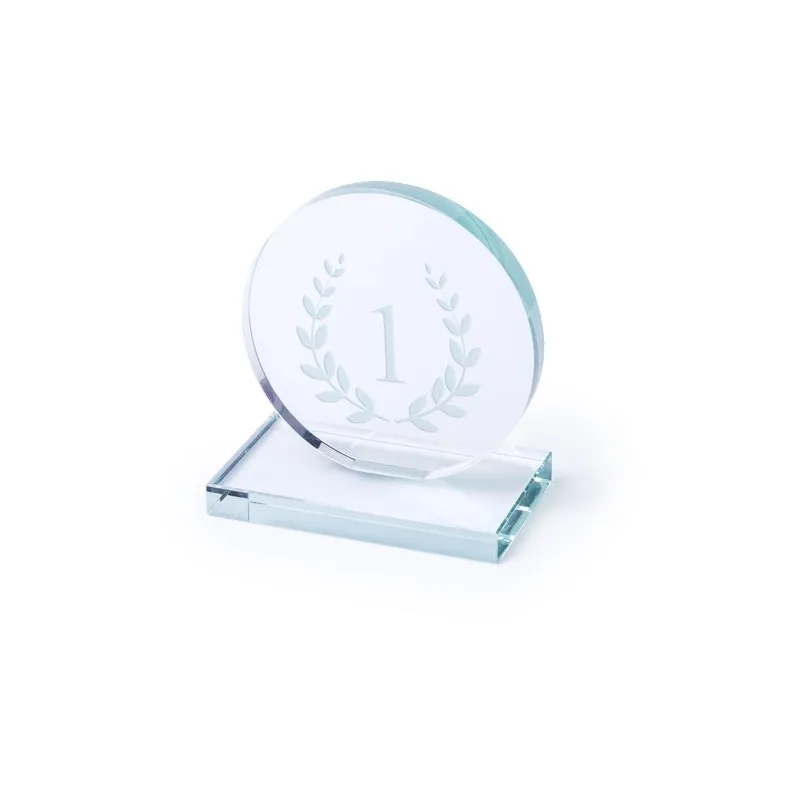 Plaque Owen - Trophée en Verre Élegant Personnalisé