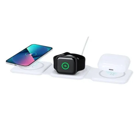 Chargeur pas cher personnalisé Tardim Couleurs : naturel Matières : polyester recyclé marquage laser ultra précis