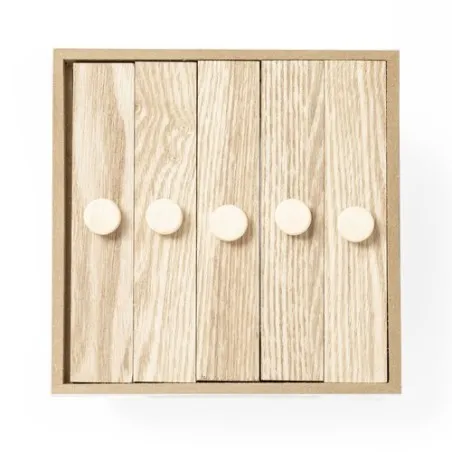 Porte-Photos Vesper : Design Élégant en Bois Naturel