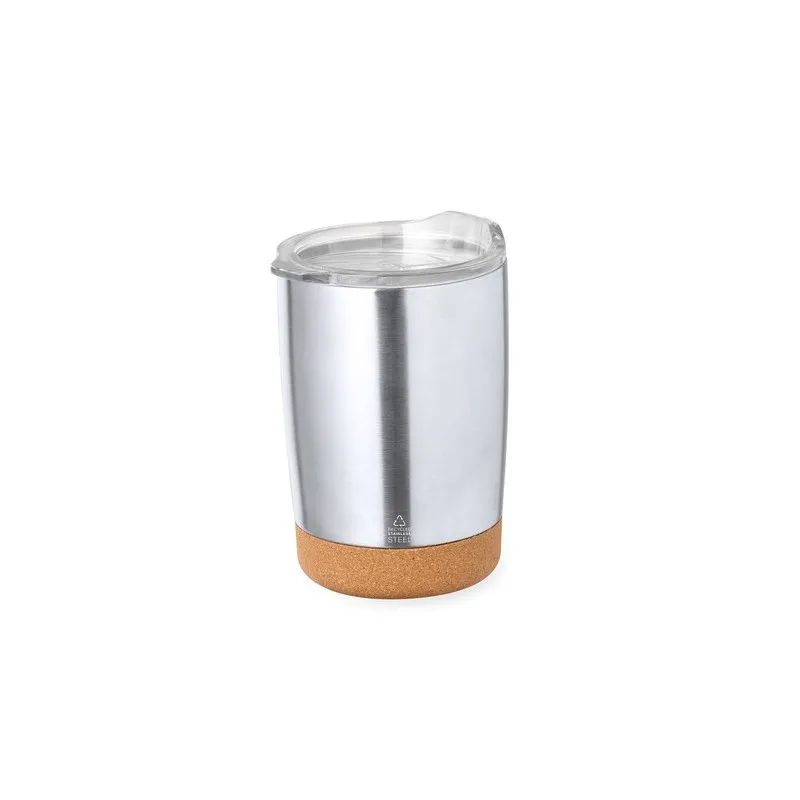 Mug Isotherme Écologique Personnalisé Thermique Sarski Matières : polypropylène (PP) Couleurs : rose cadeau entreprise pas cher