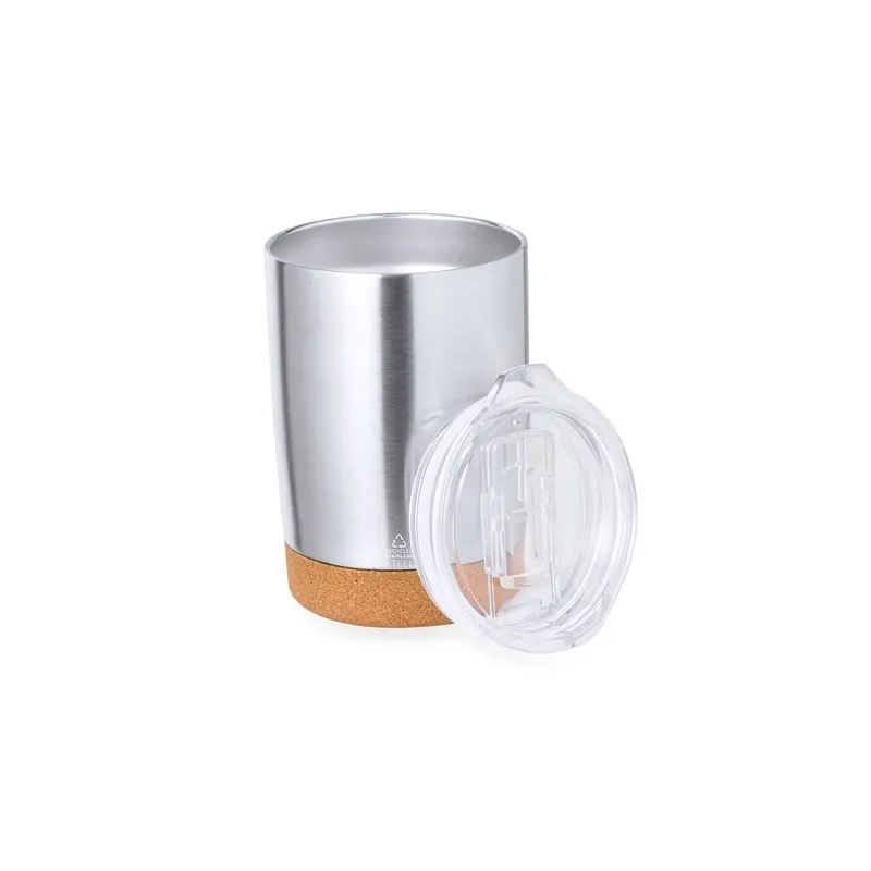 Mug Isotherme Écologique Personnalisé Thermique Sarski Matières : polypropylène (PP) Couleurs : rose impression haute définition