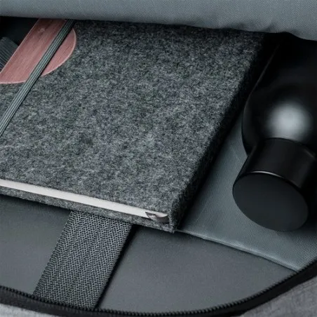 Sac à Dos Écologique Publicitaire Ingria Matières : PU Couleurs : rouge goodies publicitaire événementiel