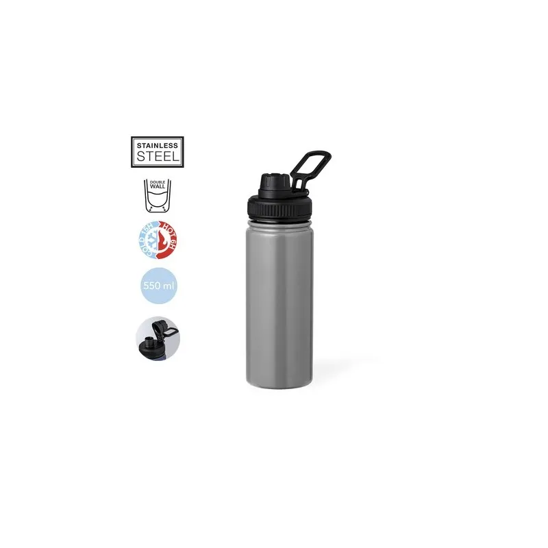 Bidon Isotherme Thermique Premium Personnalisé Corvac Matières : bambou Couleurs : vert objet promotionnel éco-responsable