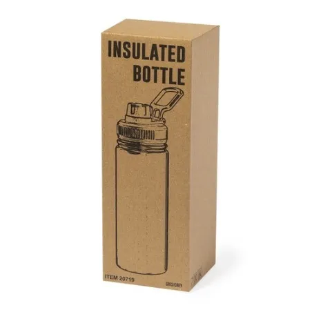 Bidon Isotherme Thermique Premium Personnalisé Corvac Matières : bambou Couleurs : vert cadeau entreprise pas cher