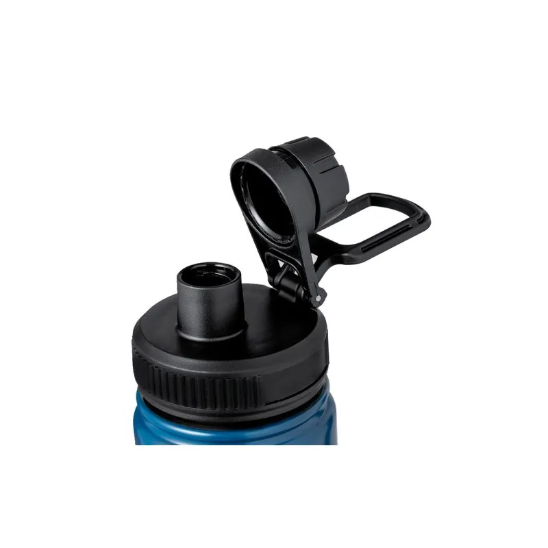 Bidon Isotherme Thermique Premium Personnalisé Corvac Matières : bambou Couleurs : bleu cobalt cadeau entreprise pas cher