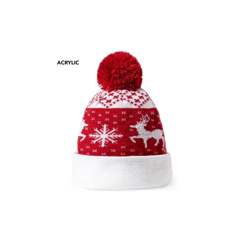 Bonnet personnalisé de Noël - Elenix Matières : silicone Couleurs : gun personnalisable avec votre logo