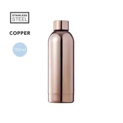 Bidon Écologique et Personnalisable de 500 ml - Filix Matières : acier inoxydable Couleurs : gun