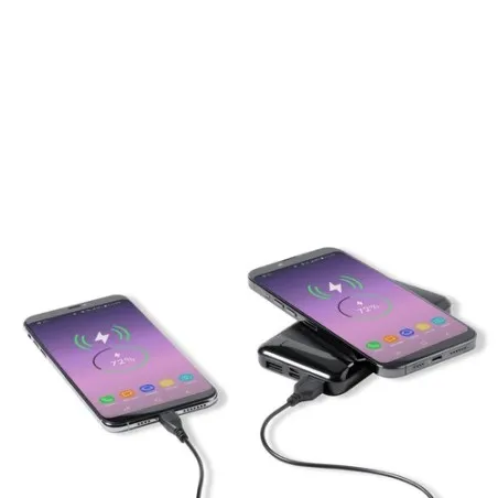 Power Bank Élégant Personnalisé 5000 mAh pas cher Baliok Matières : polyester Couleurs : vert clair impression haute définition