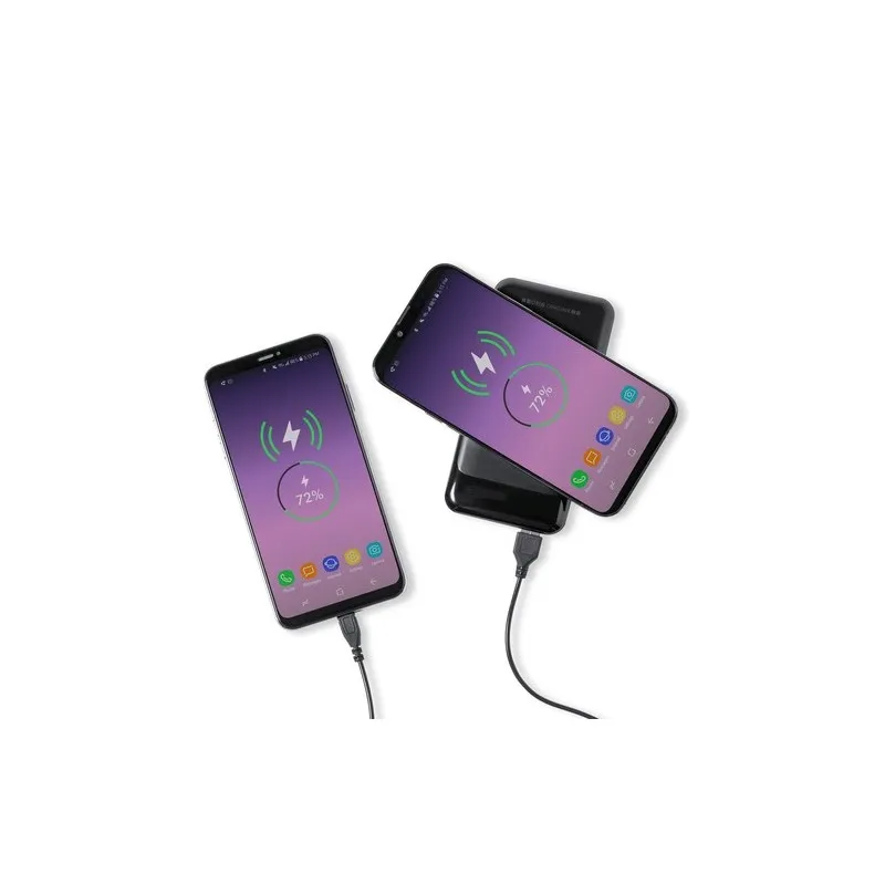 Power Bank Élégant Personnalisé 5000 mAh pas cher Baliok Matières : polyester Couleurs : vert clair marquage laser ultra précis