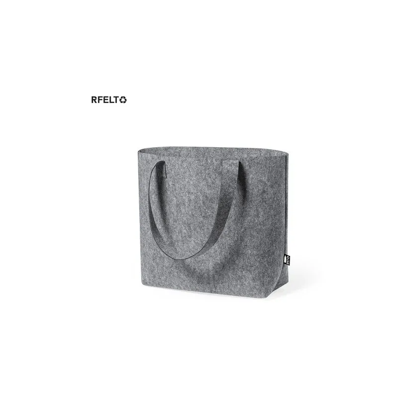 Sac Écologique en RPET Personnalisé pour le Shopping Flavux pas cher Matières : polyester Couleurs : noir personnalisable avec v