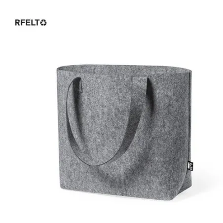 Sac Écologique en RPET Personnalisé pour le Shopping Flavux pas cher Matières : polyester Couleurs : noir personnalisable avec v