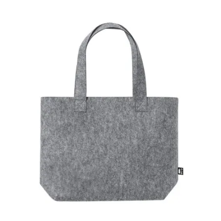 Sac Écologique en RPET Personnalisé pour le Shopping Flavux pas cher Matières : polyester Couleurs : noir marquage laser ultra p