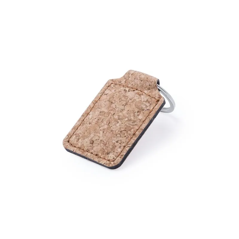 Porte-clés écologiques en liège naturel personnalisés - Kimbox Matières : polyester Couleurs : multicolore cadeau client origina