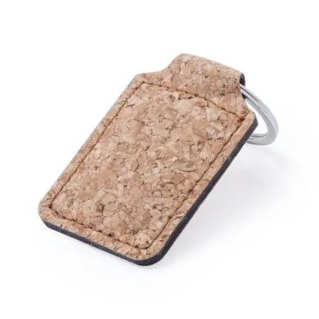 Porte-clés écologiques en liège naturel personnalisés - Kimbox Matières : polyester Couleurs : multicolore cadeau client origina