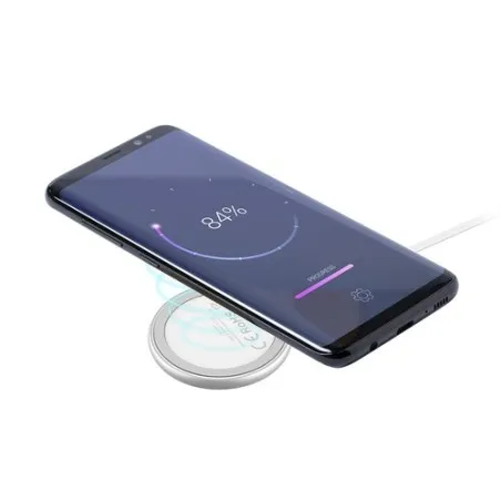 Chargeur Magnétique Sans Fil Personnalisé 10W - Makensy Matières : polypropylène (PP) Couleurs : rouge goodies publicitaire évén