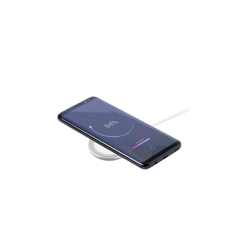 Chargeur Magnétique Sans Fil Personnalisé 10W - Makensy Matières : polypropylène (PP) Couleurs : rouge impression haute définiti