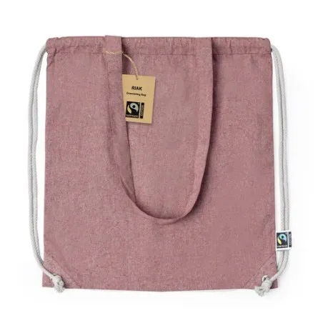 Sac à Dos Éthique Personnalisé Fairtrade Riak Matières : coton Taille textile : M Couleurs : bleu atoll livraison express 24h 48