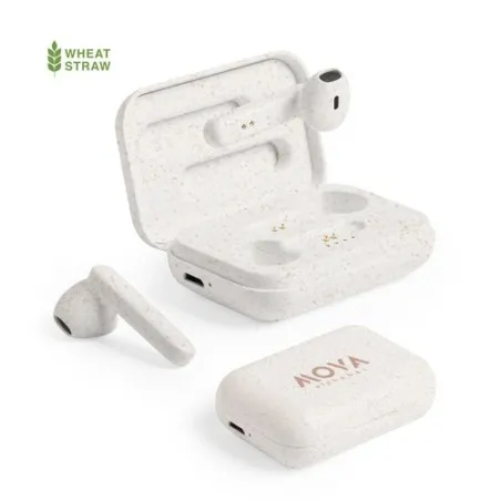 Écouteurs Bluetooth Écologiques Ergonomiques - Vounel personnalisable avec votre logo