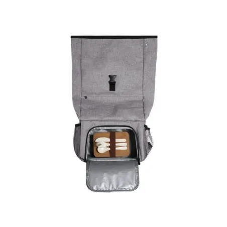 Sac à Dos Glacière Personnalisé Publicitaire Howar Matières : daim Couleurs : bleu clair cadeau entreprise pas cher