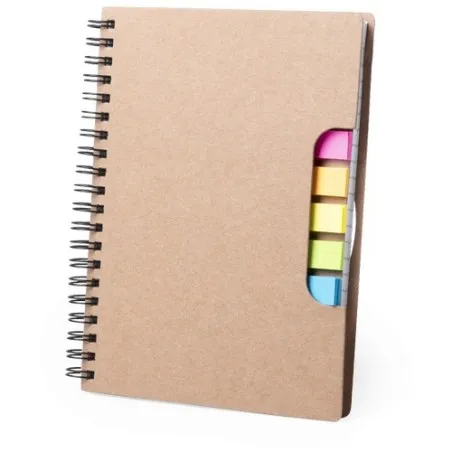 Bloc Notes Adhésif Écologique Personnalisé pas cher Tiblan Matières : PET recyclé Couleurs : gris personnalisation rapide en Fra