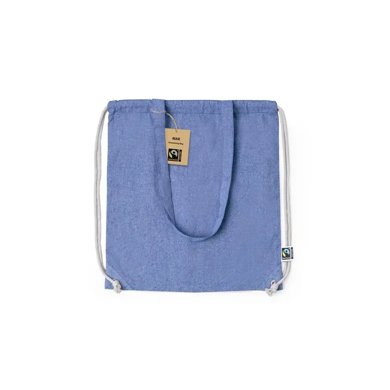 Sac à Dos Éthique Personnalisé Fairtrade Riak Matières : coton Taille textile : 3XL Couleurs : noir profond goodies personnalisé