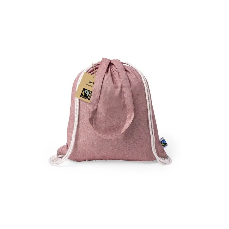 Sac à Dos Éthique Personnalisé Fairtrade Riak Matières : coton Taille textile : 4XL Couleurs : noir profond goodies personnalisé