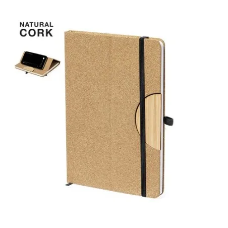 Bloc Notes Écologique Personnalisé avec Support Drizax Matières : PET recyclé Couleurs : transparent