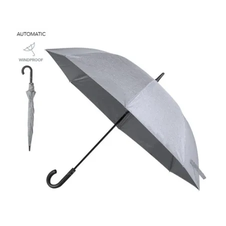 Parapluie Personnalisé Pratique - Dewey Couleurs : blanc Matières : polyester recyclé personnalisable avec votre logo