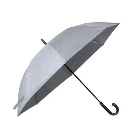 Parapluie Personnalisé Pratique - Dewey Couleurs : blanc Matières : polyester recyclé cadeau entreprise pas cher